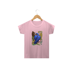 Camiseta Infantil  Arara-azul-grande 