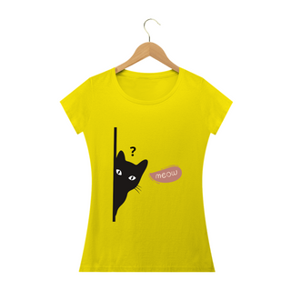 Nome do produtoCamiseta Baby Long Quality - Meow 03