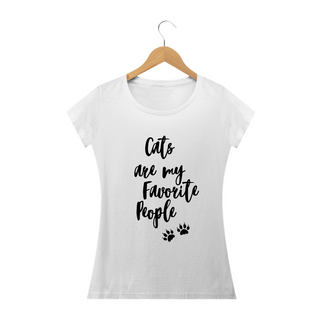 Nome do produtoCamiseta BL Quality - Cats are my