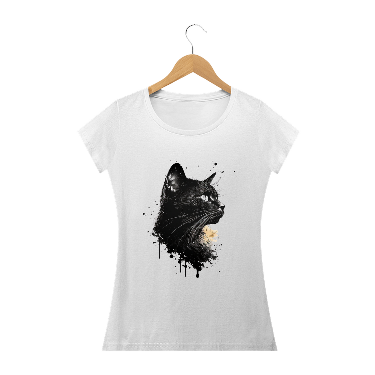 Nome do produto: Camiseta BL Quality - Gato Ilust