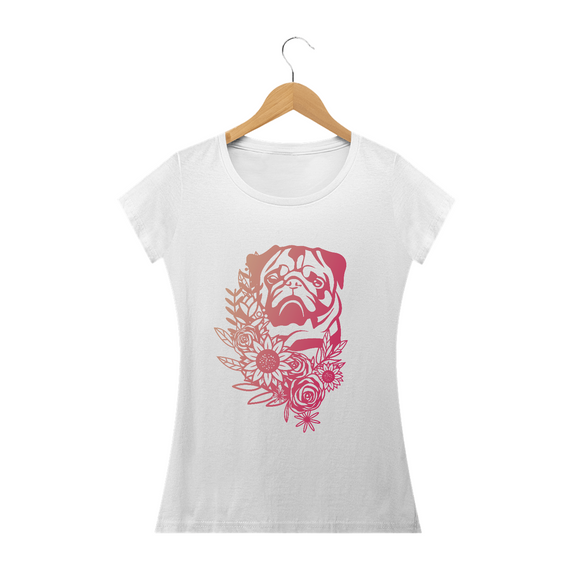 Camiseta BL Prime - Pug Flowes