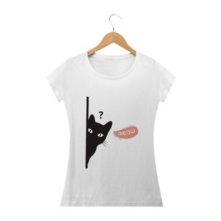 Nome do produtoCamiseta Baby Long Quality - Meow 03