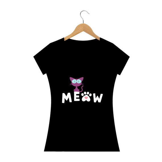 Camiseta Baby Long Quality - Meow 2