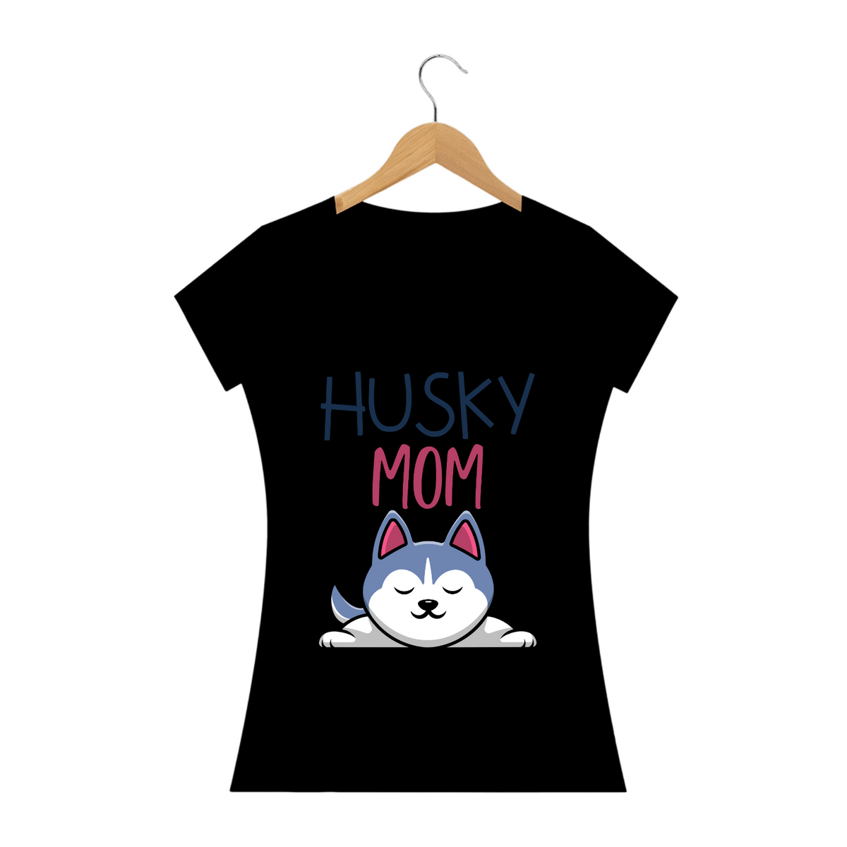 Nome do produto: Camiseta Baby Long Quality - Husky Mom