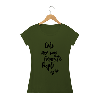 Nome do produtoCamiseta BL Quality - Cats are my