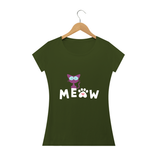 Nome do produtoCamiseta Baby Long Quality - Meow 2