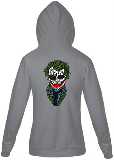 Nome do produtoMoletom com ziper Unissex - Why so serious 