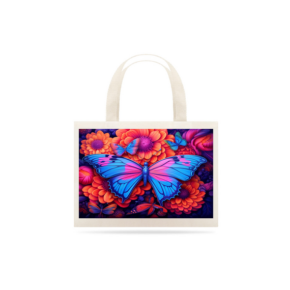 Eco Bag - Borboleta - Flores