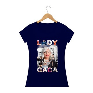 Nome do produtoCamiseta Baby Long Quality - Lady Gaga    