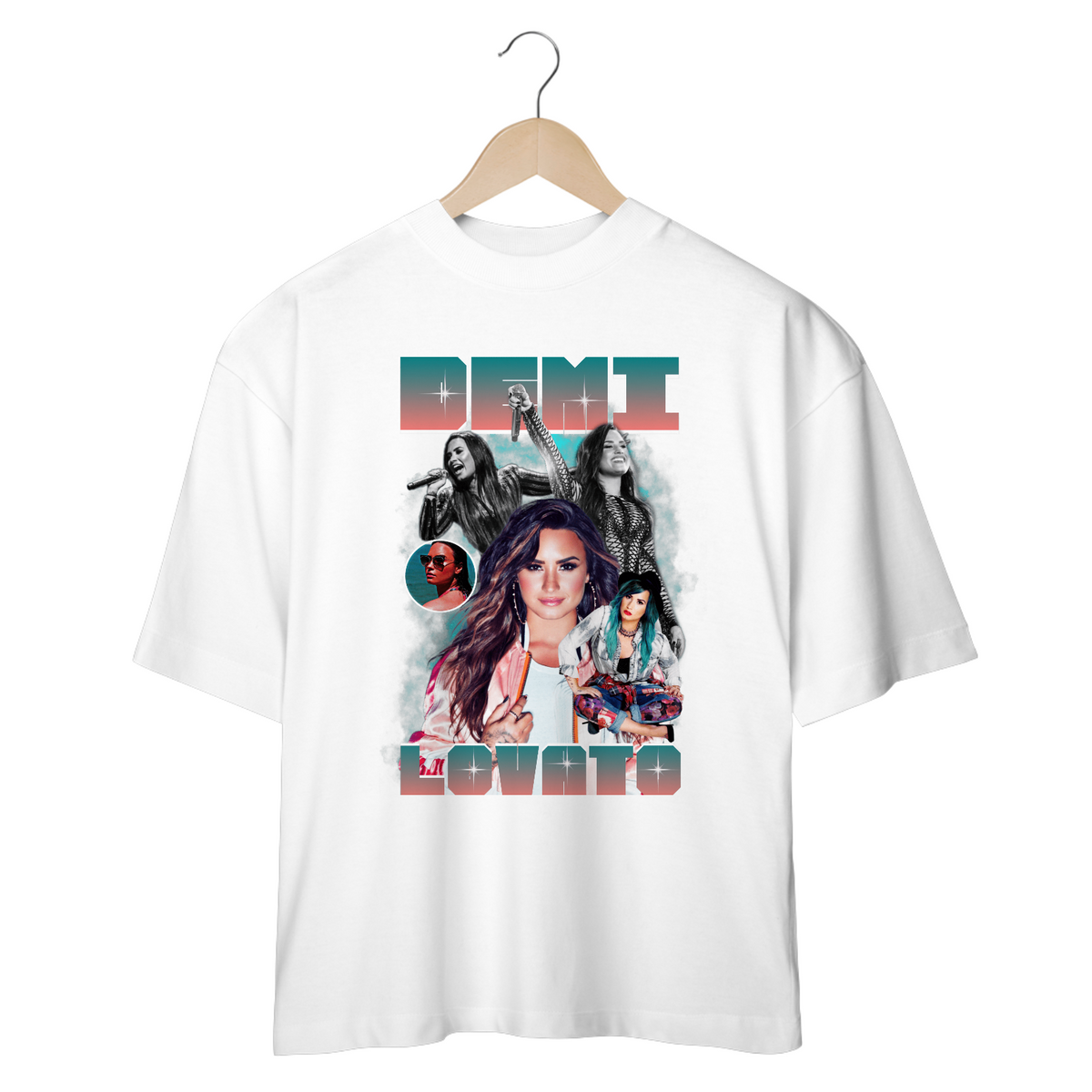 Nome do produto: Camiseta Oversized - Demi Lovato 