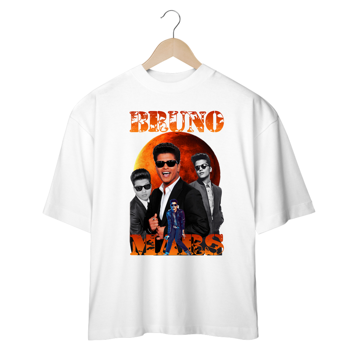 Nome do produto: Camiseta Oversized - Bruno Mars 