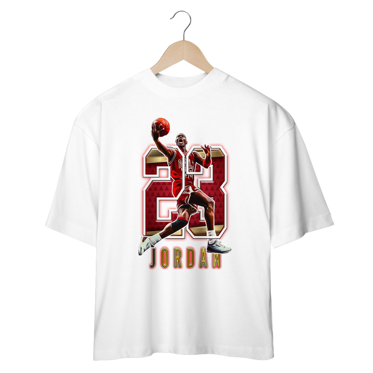 Nome do produto: Camiseta Oversized - Michael Jordan