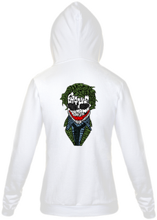 Nome do produtoMoletom com ziper Unissex - Why so serious 