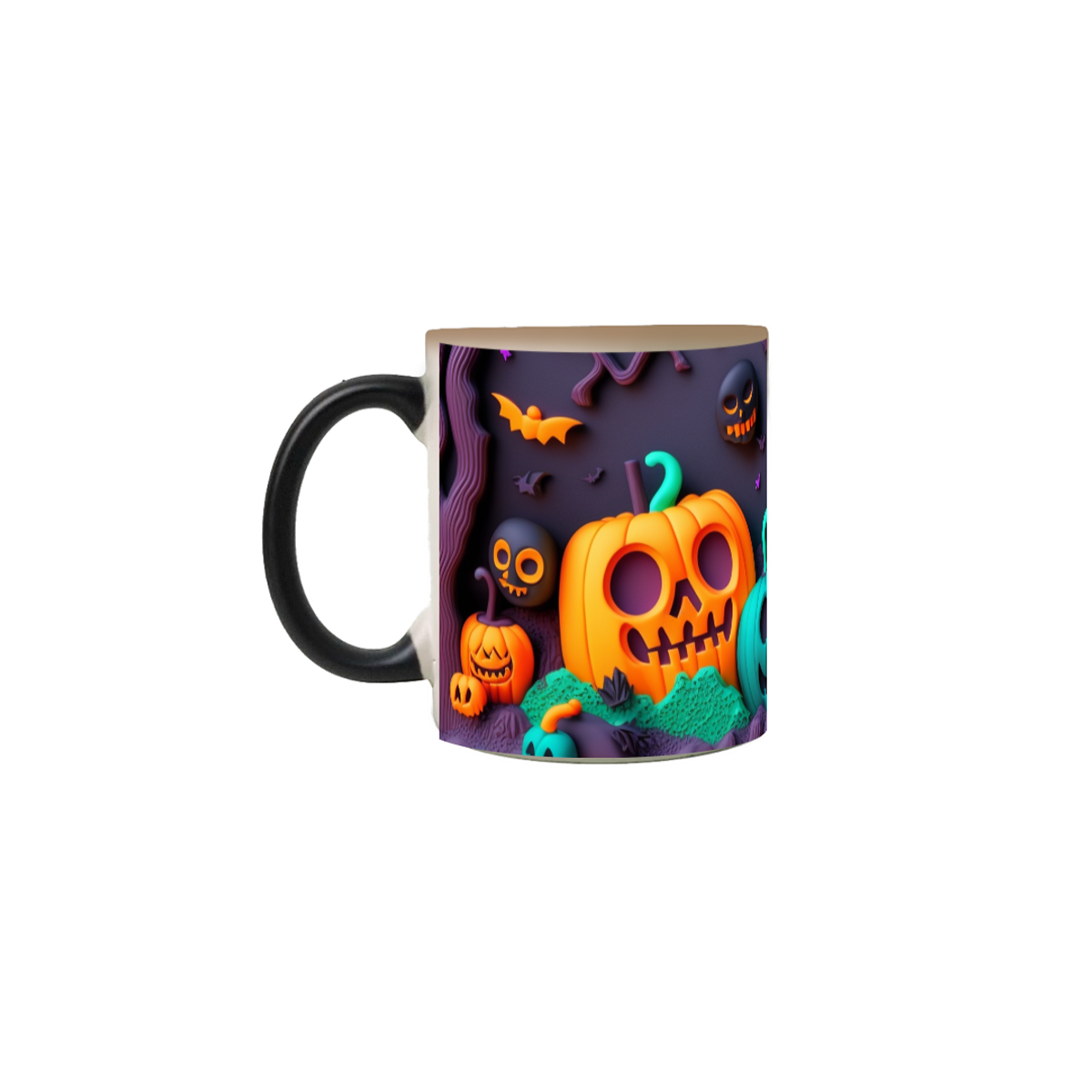 Nome do produto: Caneca Mágica - Halloween 3D 