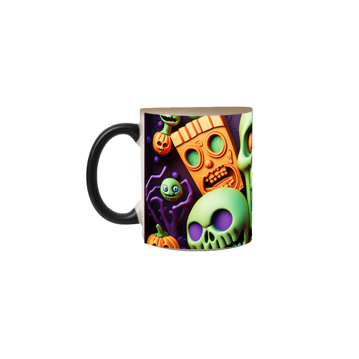 Nome do produto: Caneca Mágica - Halloween 3D 