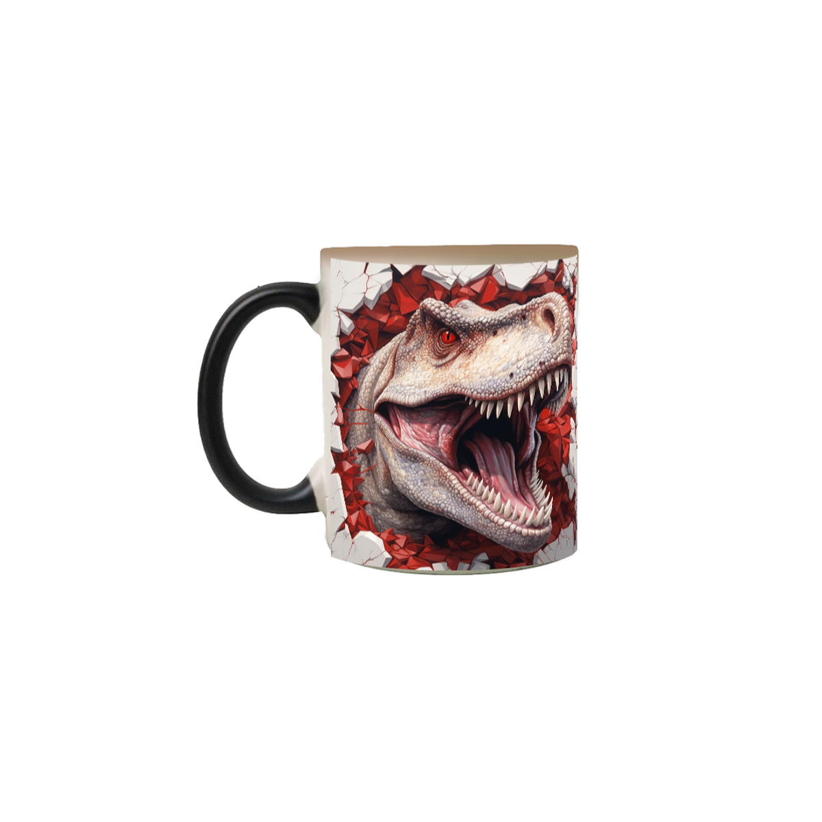 Nome do produto: Caneca Mágica - Dinossauro 3D