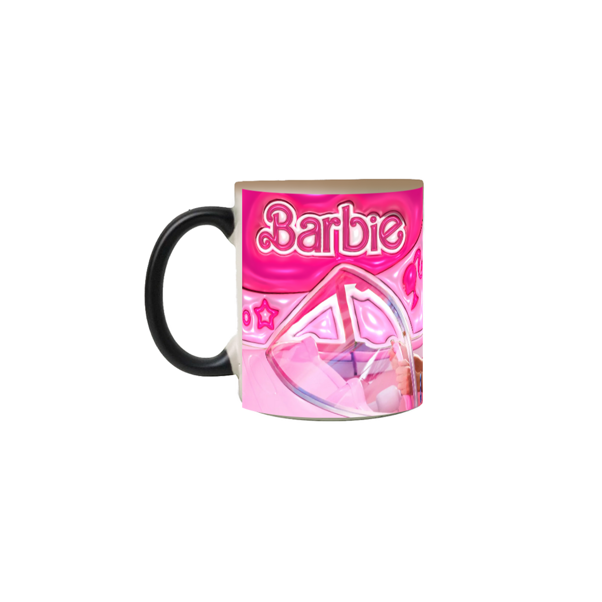 Nome do produto: Caneca Mágica - Barbie 3D 