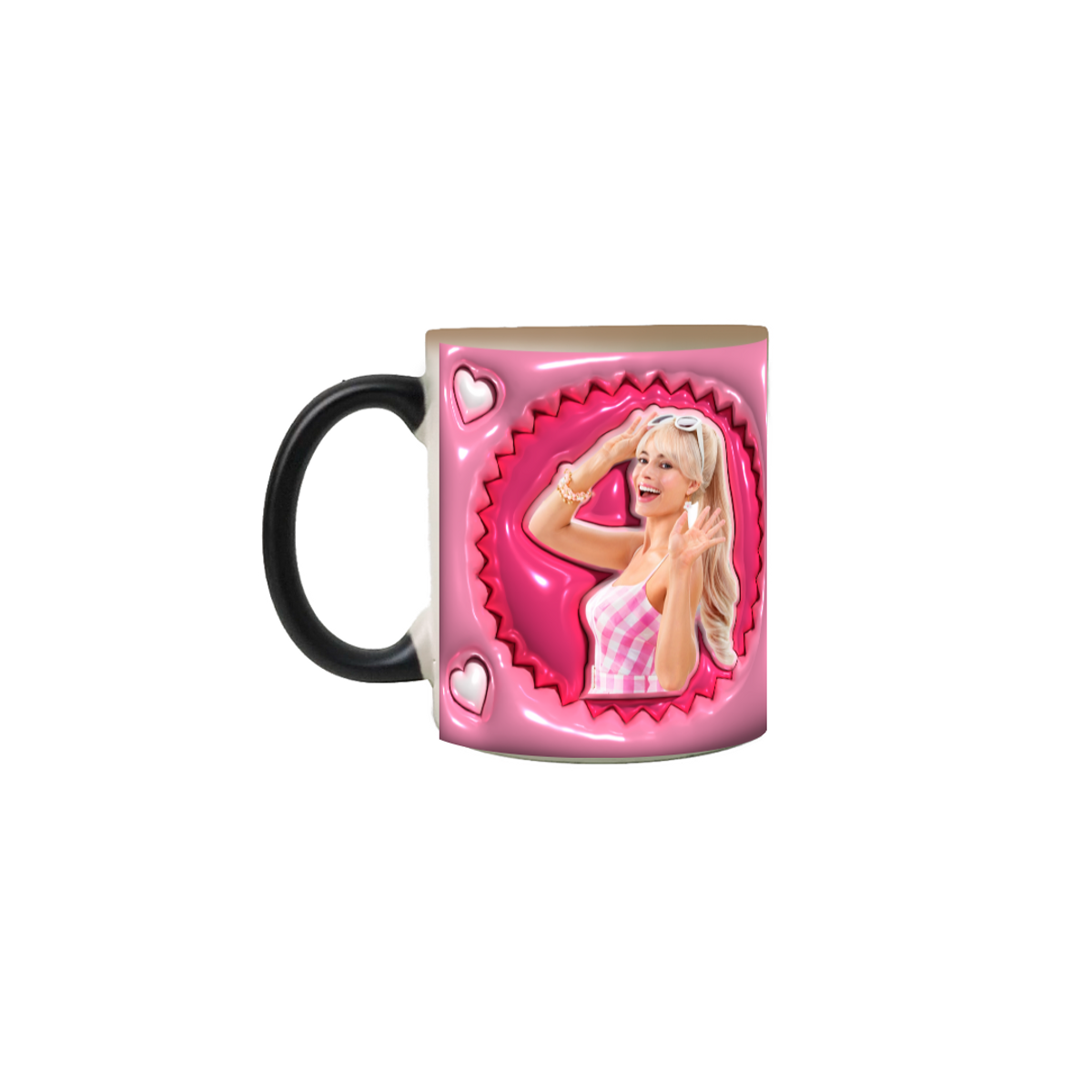 Nome do produto: Caneca Mágica - Barbie 3D