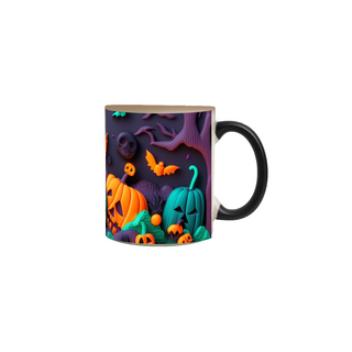 Nome do produtoCaneca Mágica - Halloween 3D 