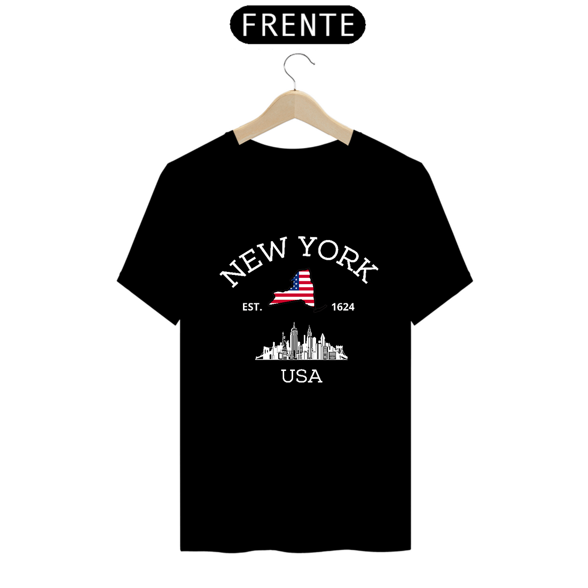 Nome do produto: Camiseta Classic - New York  