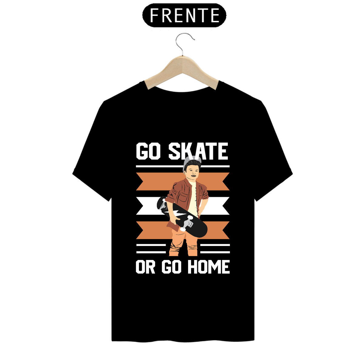 Nome do produto: Camiseta Prime - Go Skate or go home 