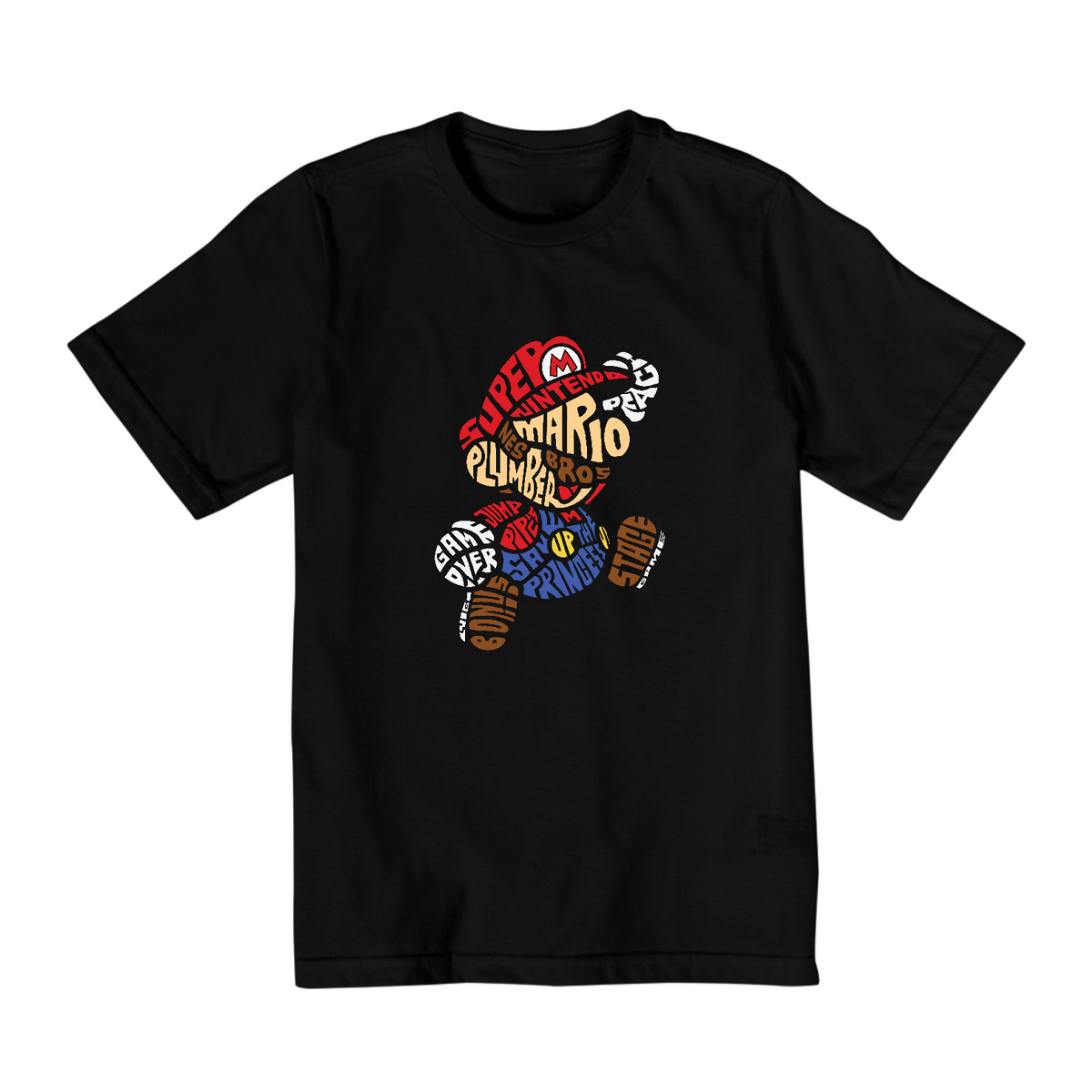 Nome do produto: Camiseta Quality infantil 10 a 14 - Super Mario 