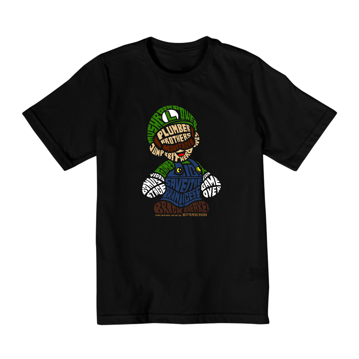 Nome do produto: Camiseta Quality infantil 10 a 14 - Plumber