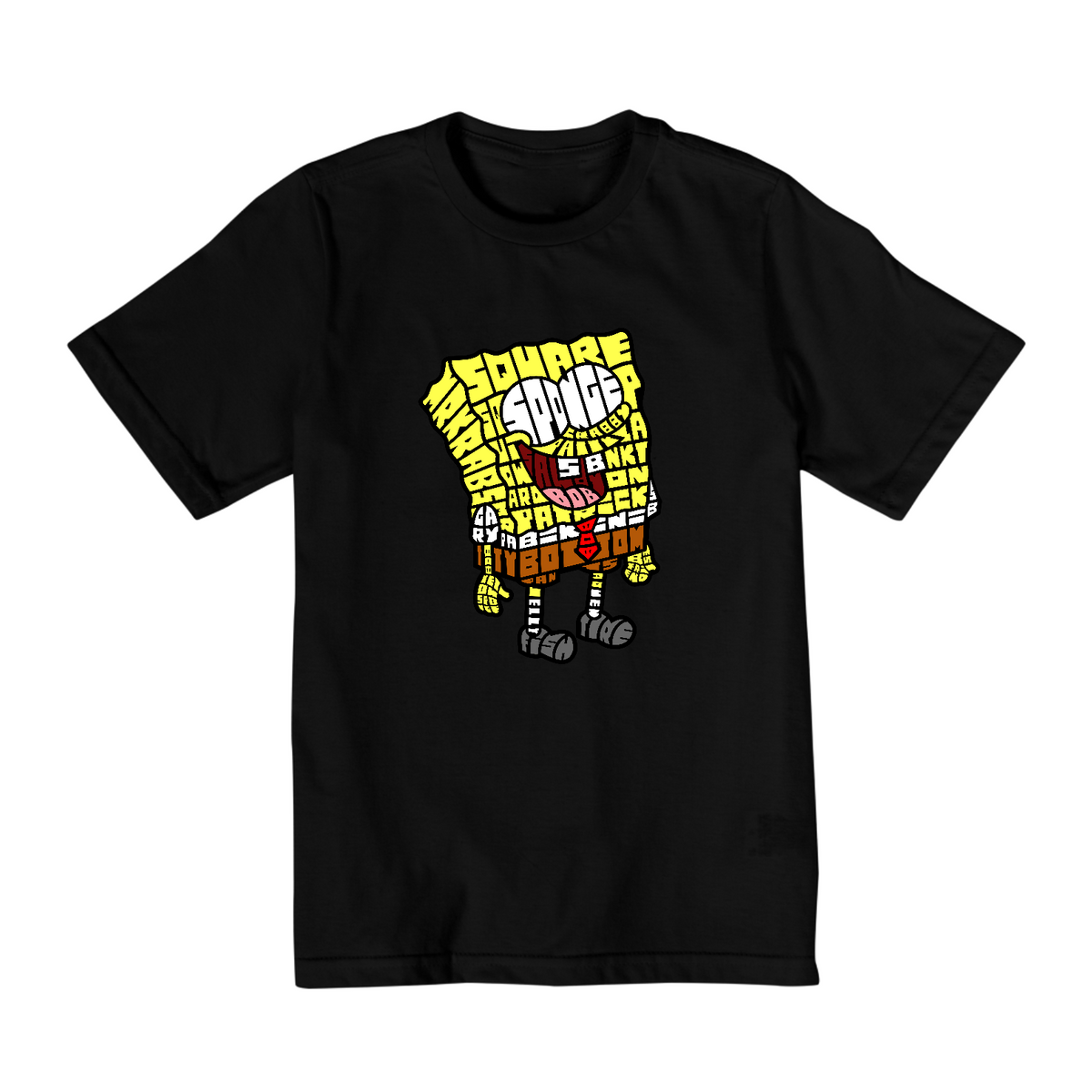 Nome do produto: Camiseta Quality infantil 10 a 14 - Bob esponja