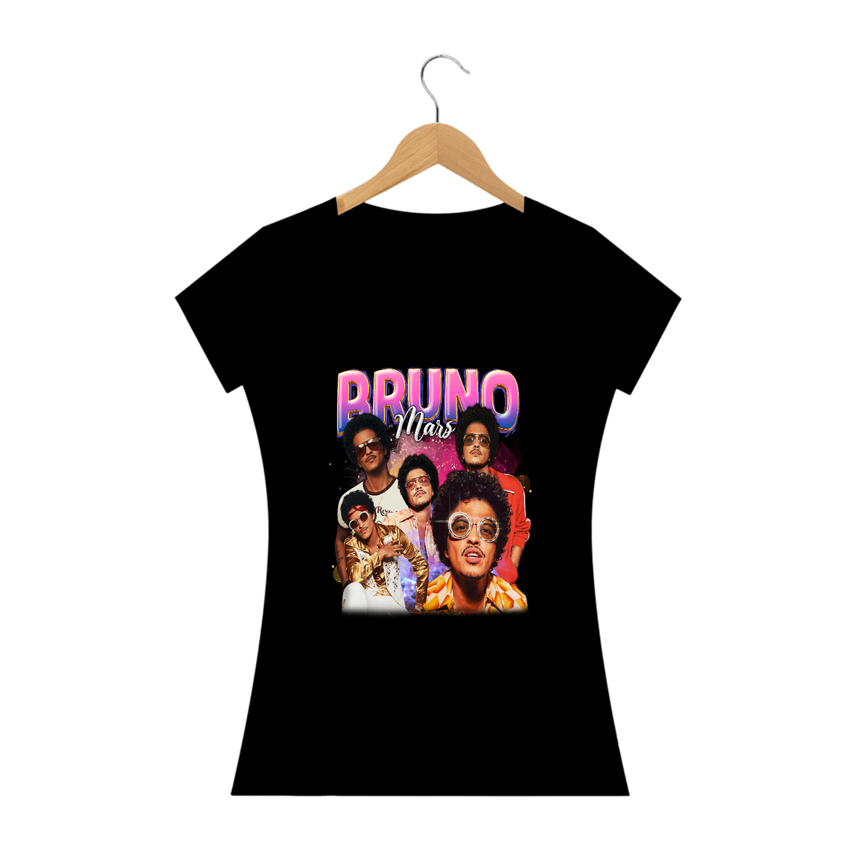 Nome do produto: Camiseta Baby Long Quality  - Bruno Mars 