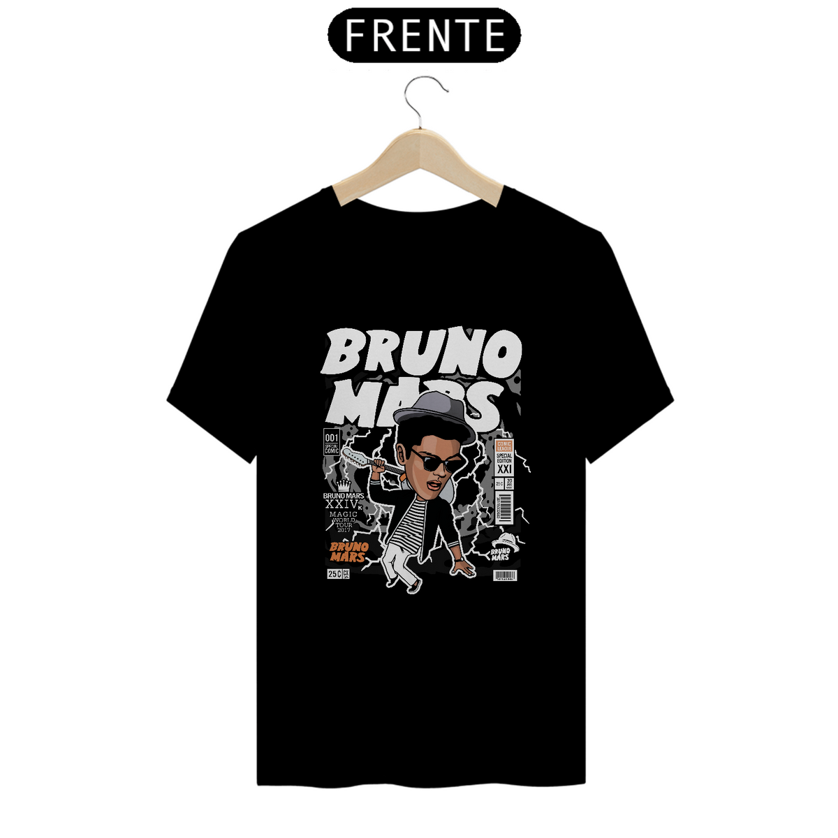 Nome do produto: Camiseta Quality  - Bruno Mars