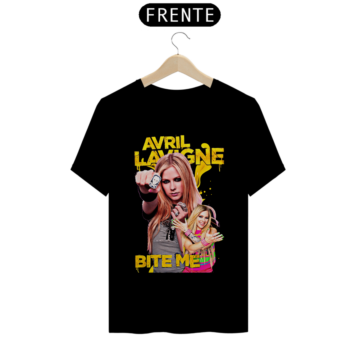 Nome do produto: Camiseta Quality - Avril Lavigne, Bite me  