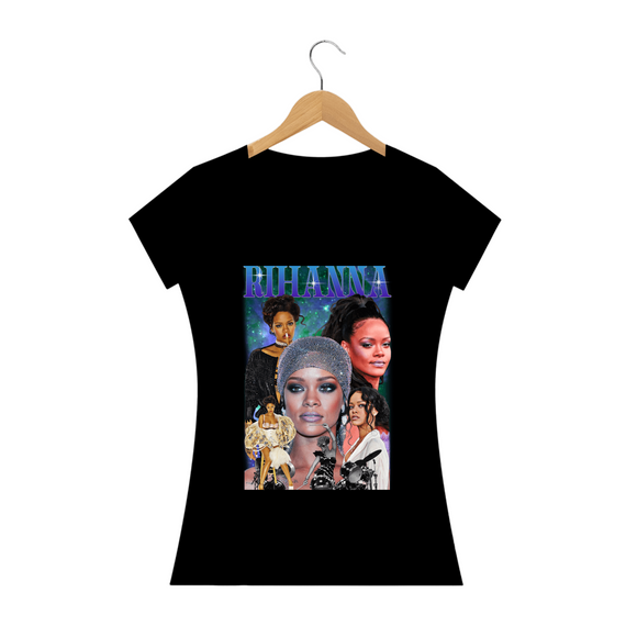 Camiseta Baby Long Quality - Rihanna    