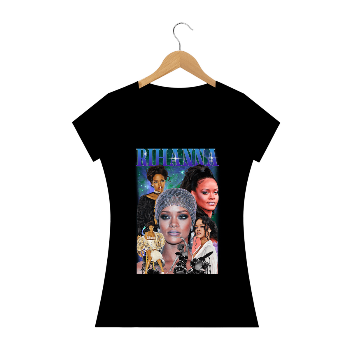Nome do produto: Camiseta Baby Long Quality - Rihanna    