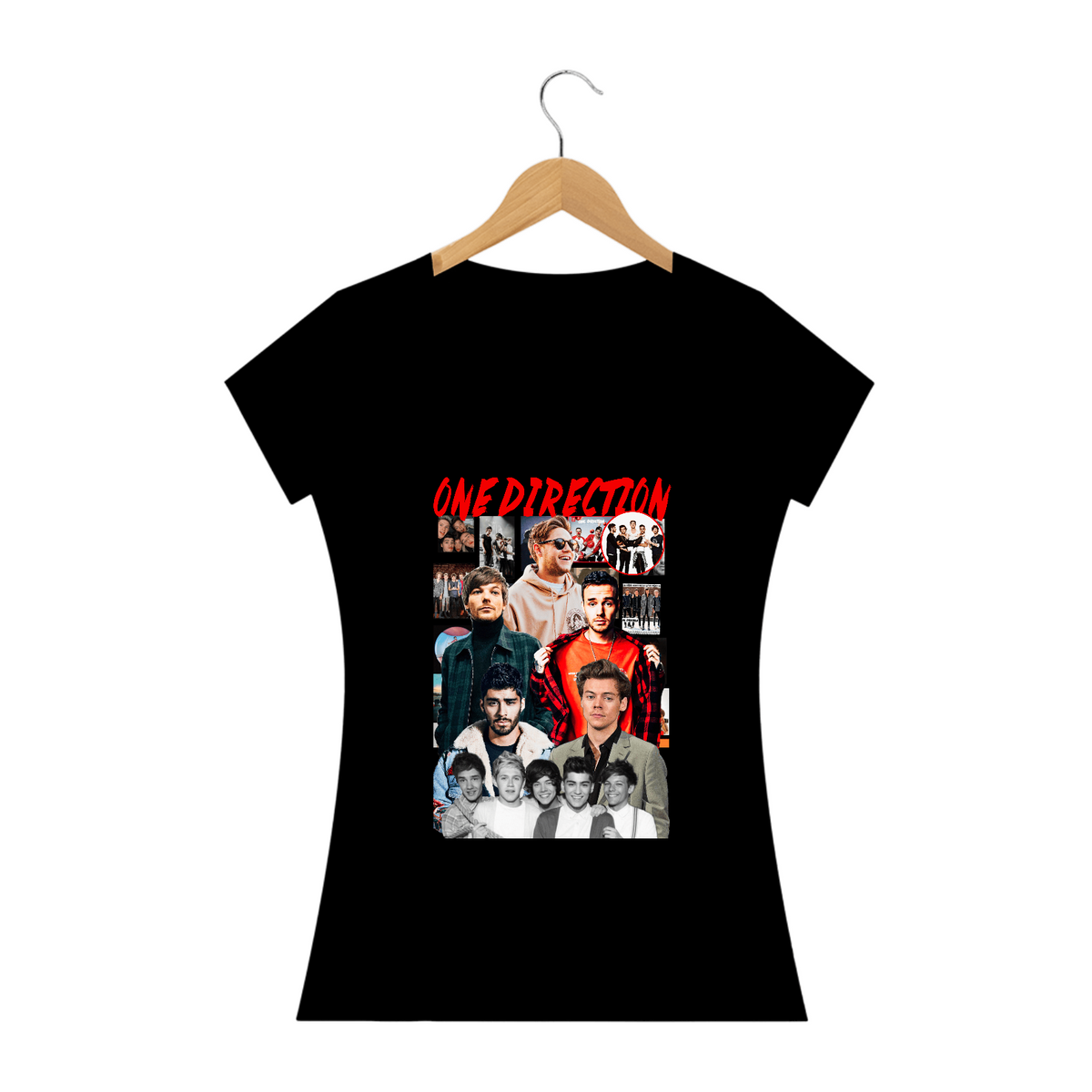 Nome do produto: Camiseta Baby Long Quality - One Direction