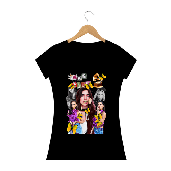 Camiseta Baby Long Quality - Dua Lipa 