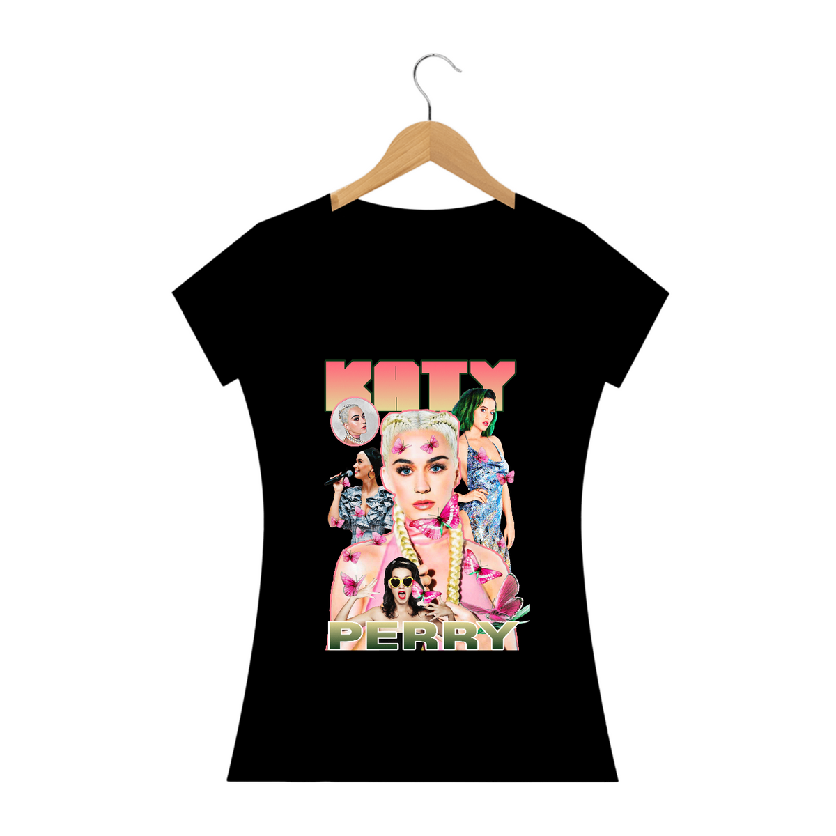 Nome do produto: Camiseta Baby Long Quality - Katy Perry     