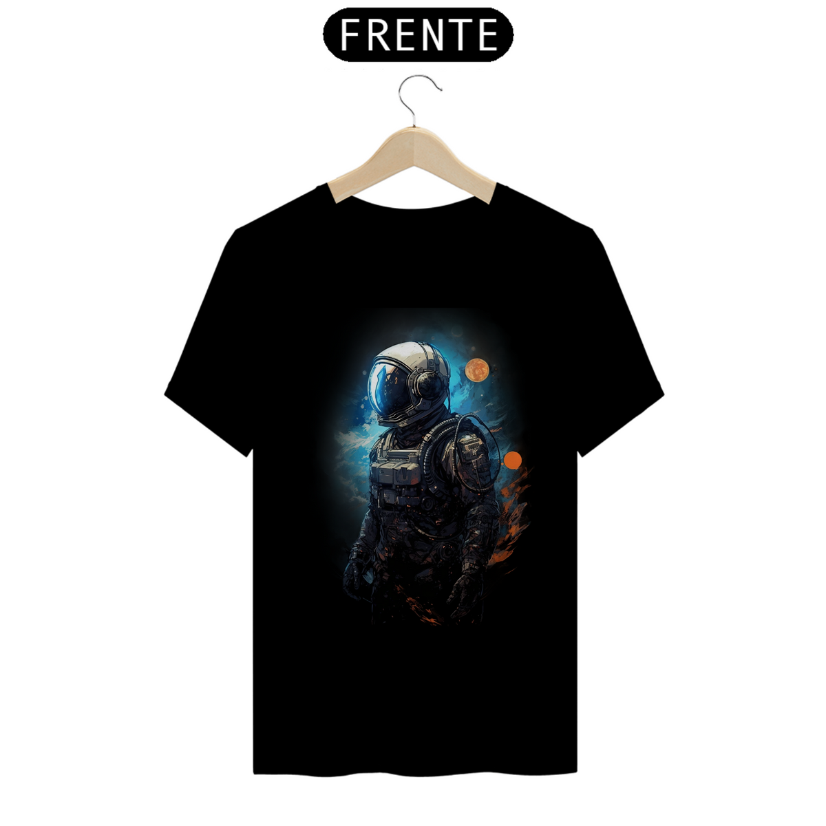 Nome do produto: Camiseta Quality - Astronauta, espaço