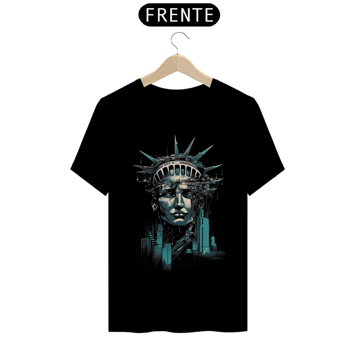 Nome do produto: Camiseta Quality -  Estátua da liberdade, Statue of Liberty 