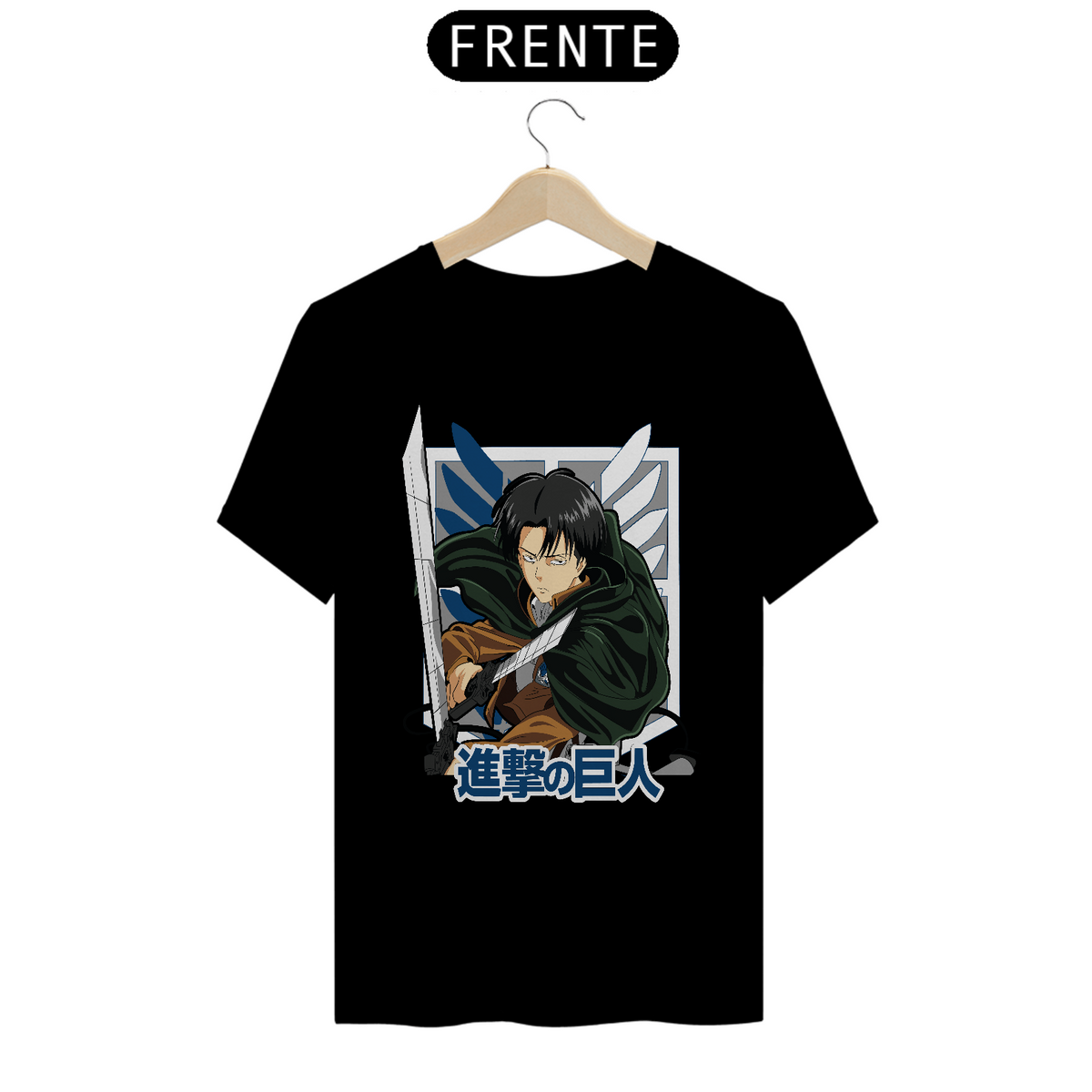 Nome do produto: Camiseta Quality - Anime, Attack on Titan 
