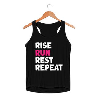 Regata Feminina Sportv Dry UV -  Rise , Run, Rest, Repeat