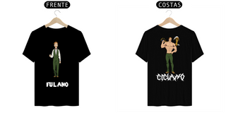 Nome do produtoCamiseta RestPause Escanor - Fulano e Ciclano