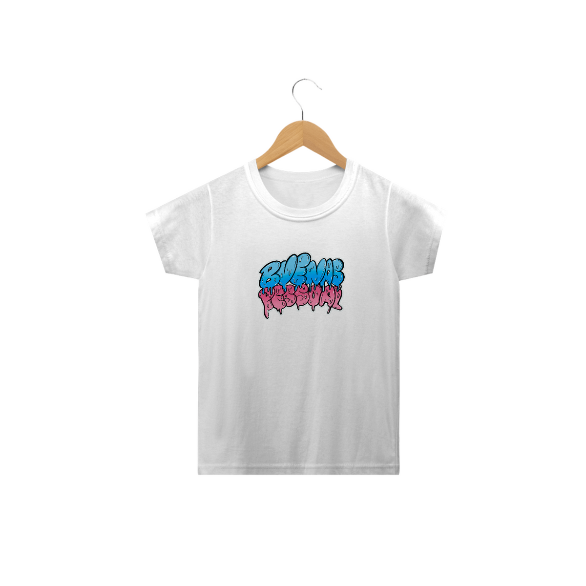 Nome do produto: Camiseta Infantil - Buenas Pessoal