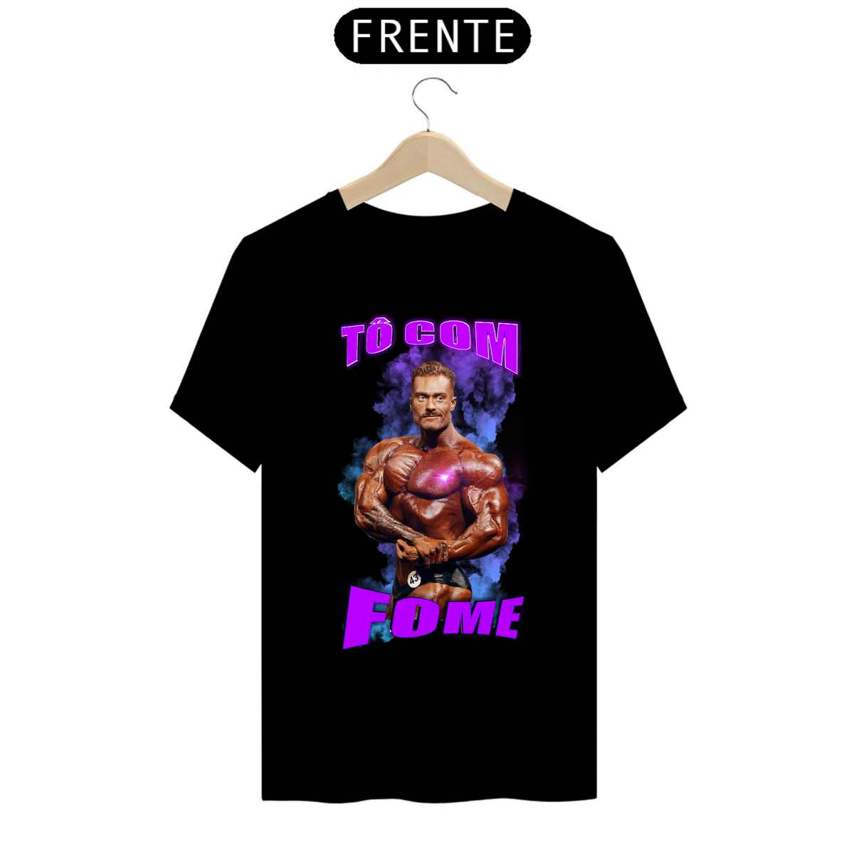 Nome do produto: CAMISETA - TÔ COM FOME