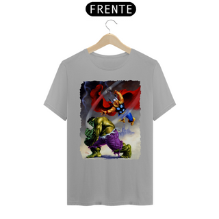 Nome do produtoCamiseta Classic - Hulk vs Thor