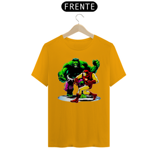 Nome do produtoCamiseta Classic - Hulk vs Homem de Ferro