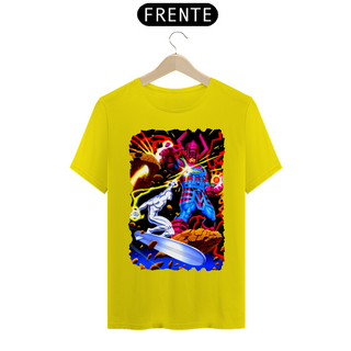 Nome do produtoCamiseta Classic - Surfista Prateado vs Galactus