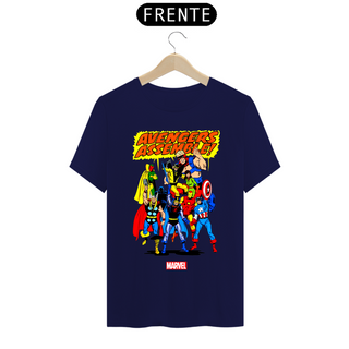 Camiseta Masculina - Vingadores, Avante!