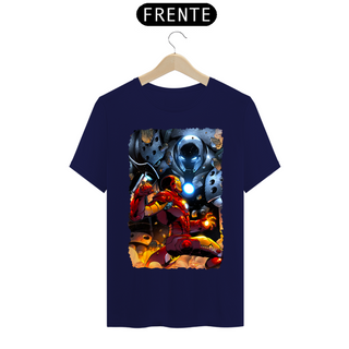 Nome do produtoCamiseta Classic - Homem de Ferro vs Monge de Ferro