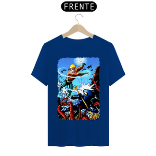 Nome do produtoCamiseta Classic - Aquaman vs Arraia Negra