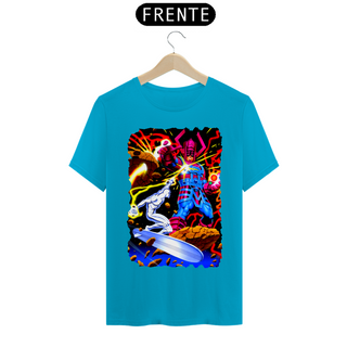 Nome do produtoCamiseta Classic - Surfista Prateado vs Galactus